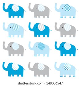 Cute Elephant Pattern