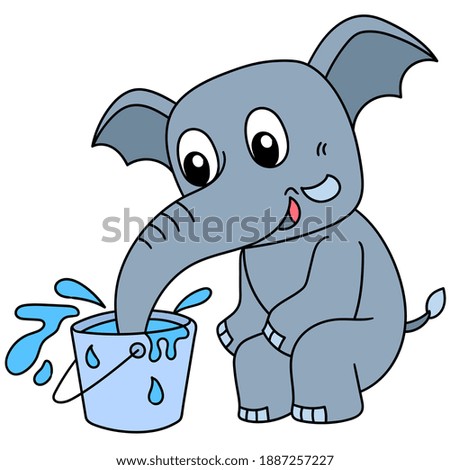 Similar – Image, Stock Photo wildcat elephant;)