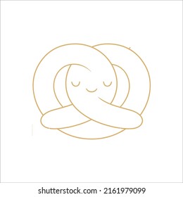 Dibujo de elefante lindo doodle ilustración vectorial aislada en fondo blanco