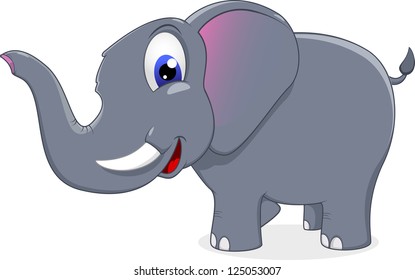 Cute Elephant Standing