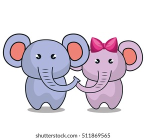 cute elephant stuffed icon