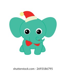 ein süßer Elefant, Vektorgrafik