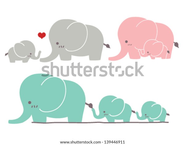 Cute Elephant - Vector File\
EPS10