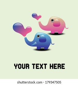 Cute elephants 