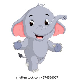cute elephants cartoon