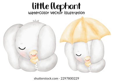 Cute elephants, elephant, elephant vector illustration