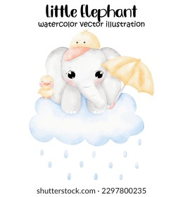 Cute elephants, elephant, elephant vector illustration