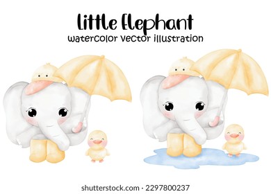 Cute elephants, elephant, elephant vector illustration