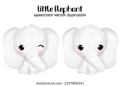 Cute elephants, elephant, elephant vector illustration