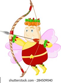 Cute elf with archery set