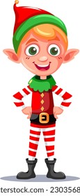 Cute Elf Cartoon Character Vector illustration