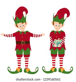 cute  elves collection isolated on white background