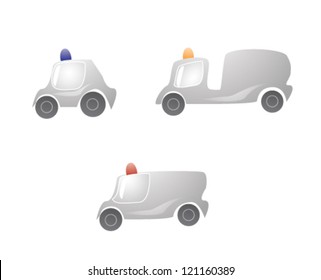 cute emergency cars