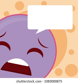 Cute emoji cartoon concept