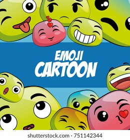 cute emoji cartoon icons