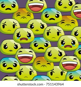 cute emoji cartoon icons
