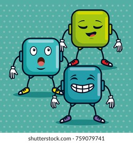 cute emoji emoticons emotional faces icons