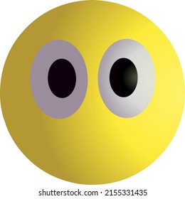 Cute emoji icon with vector illustration
