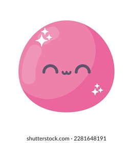 cute emoji kawaii icon isolated