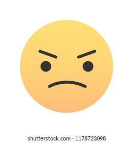 Cute emojic - emoticon icon. Vector illustration.