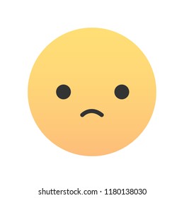 Cute emojic - emoticon icon. Vector illustration.