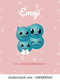 Cute emojis cartoons