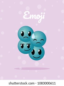 Cute emojis cartoons