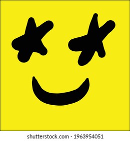 cute emoticon illustration vector design