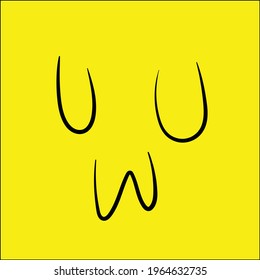 cute emoticon illustration vector design