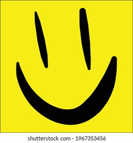 diseño vectorial de ilustración emoticono lindo