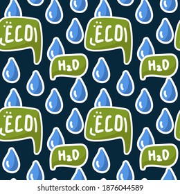 Cute Energy Saving background. Renewable energy illustrations in vector for Environmentalists and Greens. cute logo recycling, solar energy, eco, bio, water, carbon, flowers and plants, nature. Vector