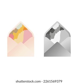 cute envelopes for correspondence. cute pink collection of love and friendship letter designs