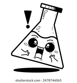 Lindo Erlenmeyer está conmocionado y casi cae