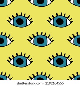 ojos lindos diseño de patrones sin inconvenientes