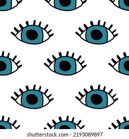 cute eyes seamless pattern design