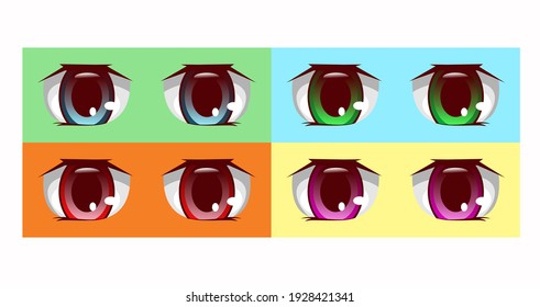Cute Eyes Vectorgrafik Design