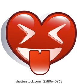 cute face emoji illustration vector