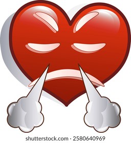 cute face emoji illustration vector