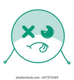 cute face emoticon kawaii character