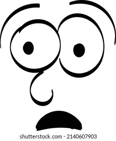 Cute face expressions for print or use as stickers, card, poster or T shirt