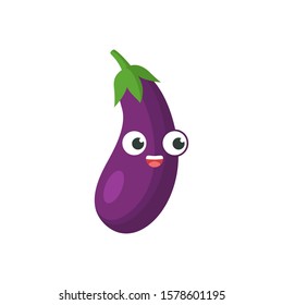 cute face fruit cartoon style