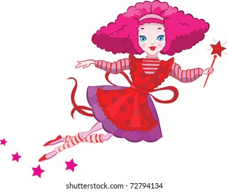 Cute Fairy cartoon vector