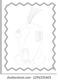 Cute Fairy Houses Coloring Pages.
Cute Little Gnome Houses Coloring Pages.
