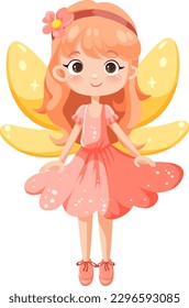 Cute Fairy Princess Cartoon Character illustration