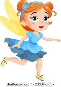 Cute Fairy Princess Cartoon Character illustration