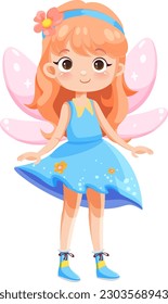 Cute Fairy Princess Cartoon Character illustration