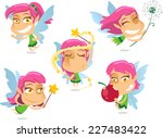 Cute Fairy vector illustration.