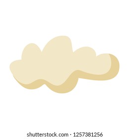 cute fairytale cloud icon