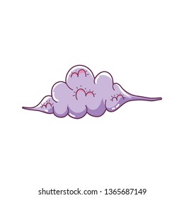 cute fairytale cloud icon