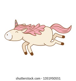 cute fairytale unicorn character